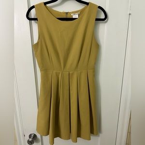 Chartreuse dress
